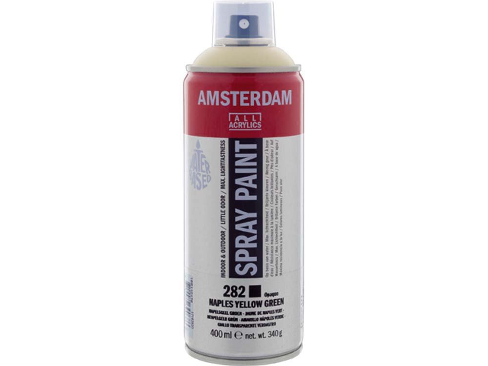 Amsterdam Spray 400 ml - Naples Yellow Green - Spraydåser, Spraymaling, Hobbyfarve