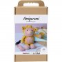DIY-s�t amigurumi pindsvin lyser�d og varm gul - 1 pakke.