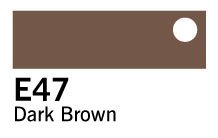Copic Ciao - E47 - Dark Brown - Tuschpenne, Penne, Penne, kridt & tusch