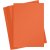 Farvet pap - orange - A4 - 180 g - 100 ark