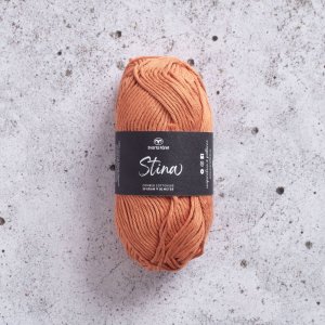 Svarta Fret Stina 8/8 garn 50g - Orange (235)