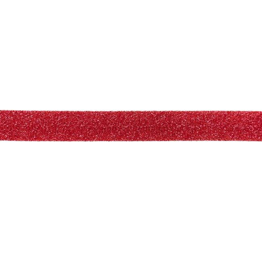Bias Glitterbånd 2 cm - Lyserød - Dekorationsbånd - Øvrige, Bånd & dekorationsbånd, Tekstilbånd & snor