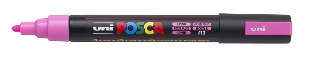 Uni Posca Marker PC-5M - Fluo Pink (756) - Posca-penne, Markers, Penne, Penne, kridt & tusch
