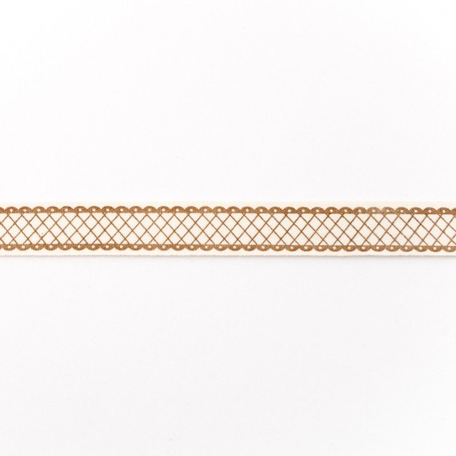 Dekorbånd - French - Ternet blonde - Dekorationsbånd - Øvrige, Bånd & dekorationsbånd, Tekstilbånd & snor