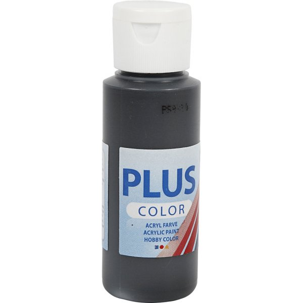 Plus Color Hobbyfärg - svart - 60 ml Plus Color Hobbyfärg - svart - 60 ml