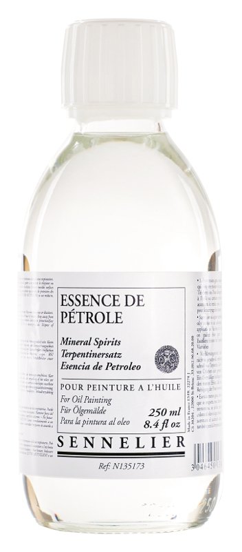 Oliemedium Sennelier 250 ml - Mineral Spirits - Medium til oliemaling, Malermedium, Fernis og kunstner medier til kunstmaling