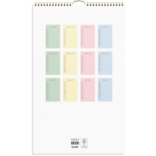 Familjekalender 24/25 - Color Familjekalender 24/25 - Color