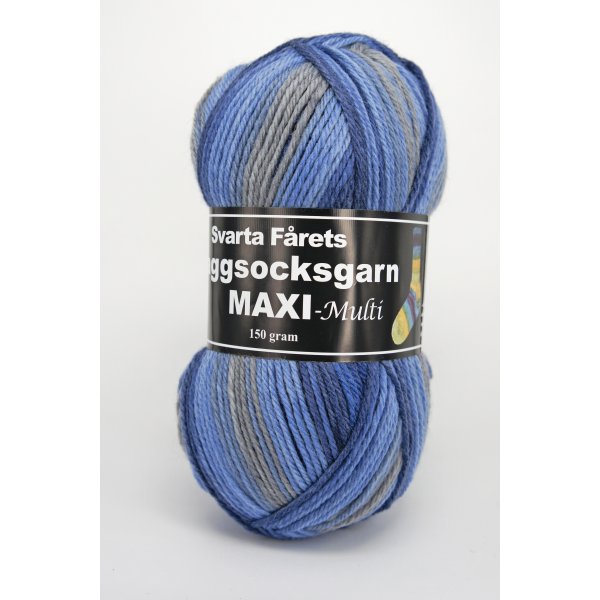 Svarta Fret Raggsokkgarn Maxi 150 g