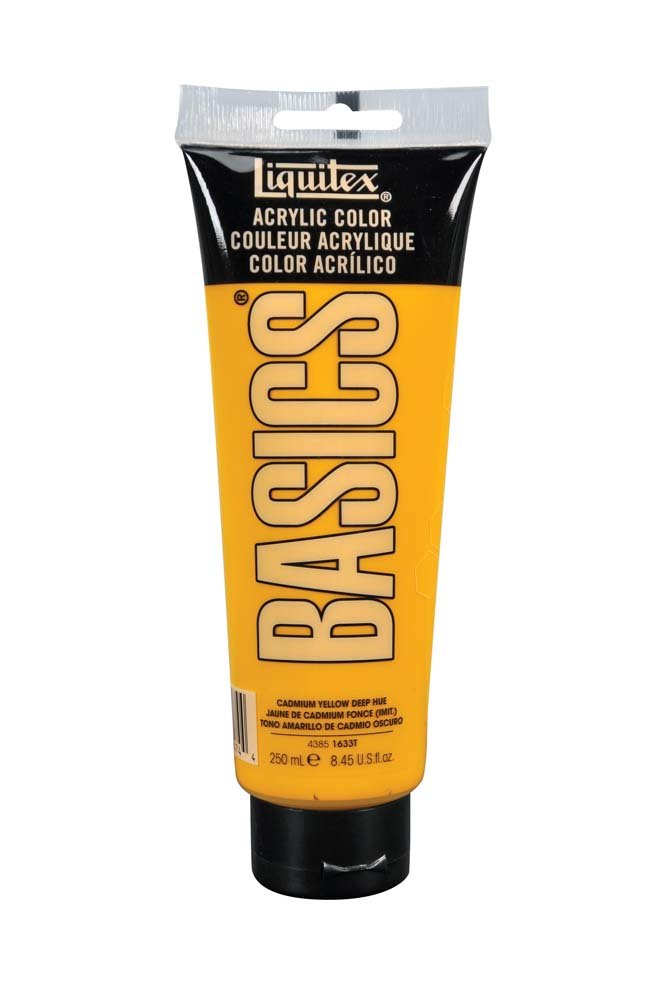Akrylfärg Liquitex 250 ml - 163 Cadmium yellow deep hue - Akrylfärger, Konstnärsfärger