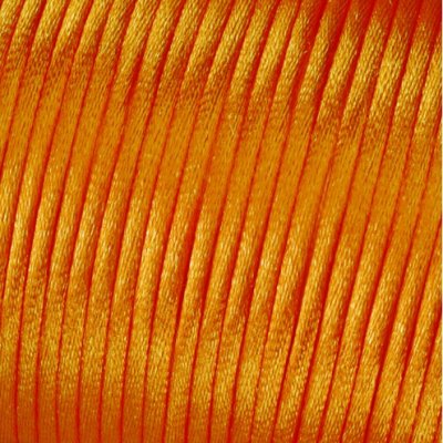 Satinsnre 2 mm - 50 meter - orange