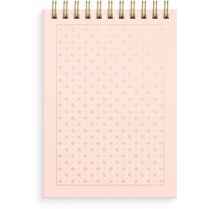 Blank notesbog A5 fliser ulinjeret spiralindbundet