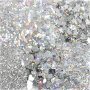 Glitter och paljetter - silver - 6 x 5 g
