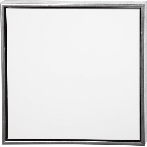 ArtistLine Canvas med ram - antiksilver/vit - 54x54 cm ArtistLine Canvas med ram - antiksilver/vit - 54x54 cm