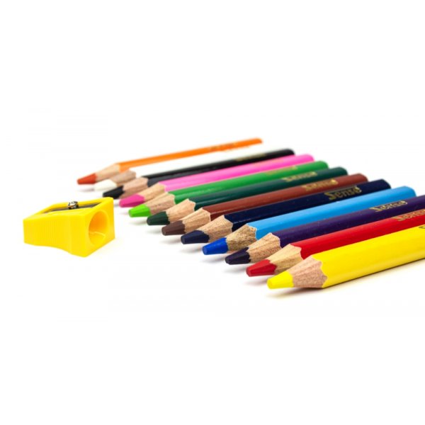 Färgpennor 1/2 Jumbo Sense - 12 pennor Färgpennor 1/2 Jumbo Sense - 12 pennor