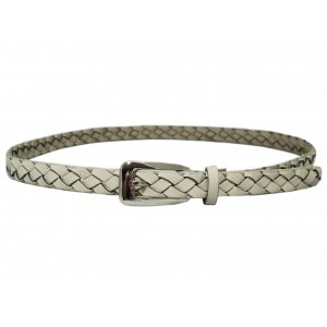 Flettet damebælte i laklæder Flettet damebælte i laklæder