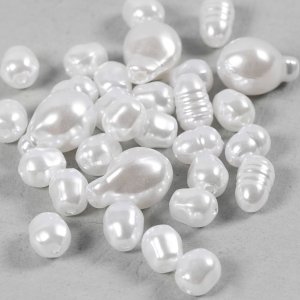 Vaxp�rlor ovala 6�14 mm Blandade f�rger 30 st