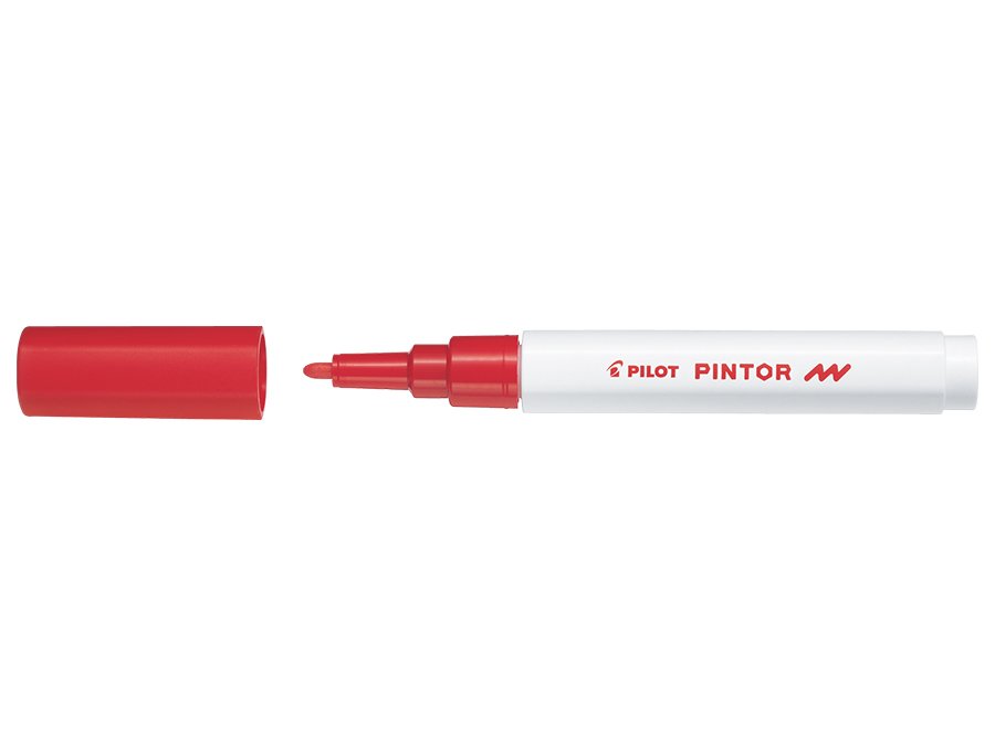 Fiberpen Pilot Pintor - (Fin) - Rød - Fiberpenne, Penne, Penne, kridt & tusch