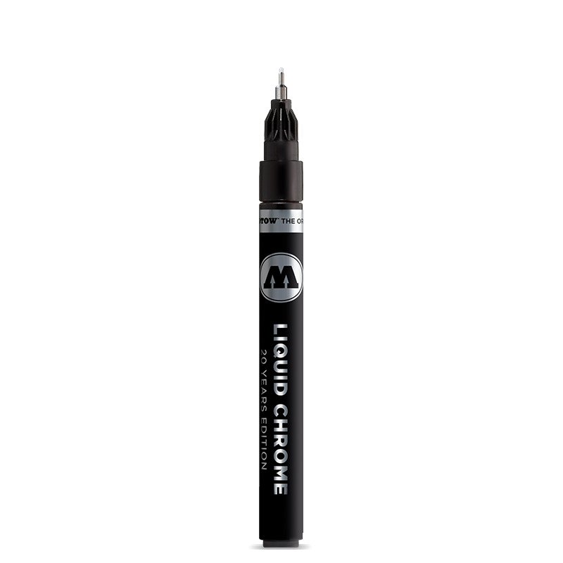 Liquid Chrome Marker - 1 mm - Fiberpenne, Penne, Penne, kridt & tusch