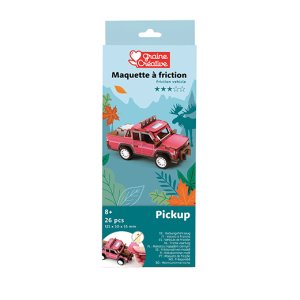3D-modell i trä - Pickup 3D-modell i trä - Pickup
