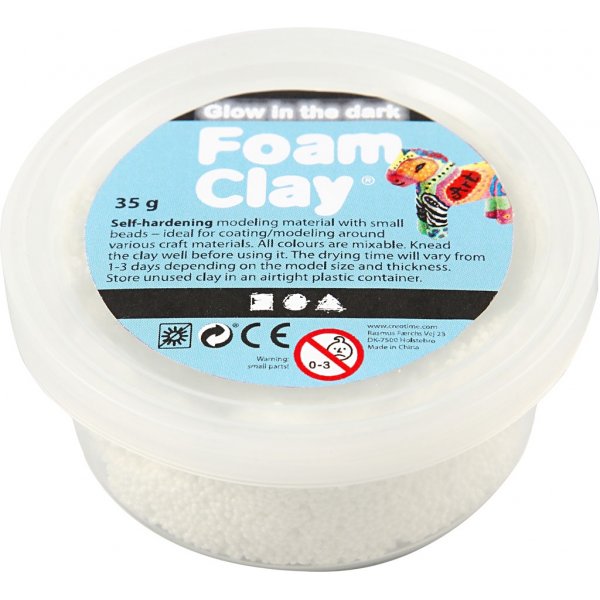 Foam Clay® - glow in the dark - 35 g Foam Clay® - glow in the dark - 35 g