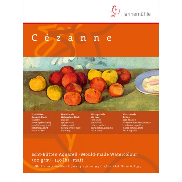 Akvarellblock Hahnemhle Czanne 300g Grov