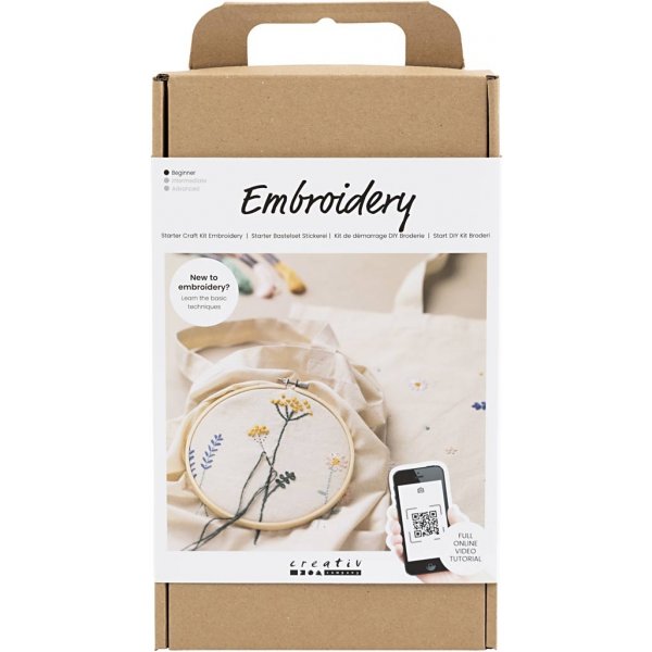 Start DIY Kit Broderi - Blommor Start DIY Kit Broderi - Blommor