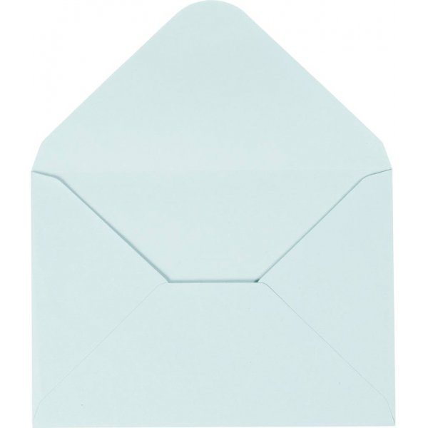 Kuvert - ljusblå - 11,5 x 16 cm - 10 st Kuvert - ljusblå - 11,5 x 16 cm - 10 st