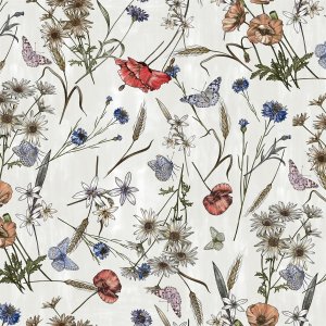 Vaxduk med Sommar motiv - Multif�rgad