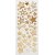 Klistermrker - guld - stjerner - 10 x 24 cm