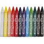 Colortime Frgkritor - mixade frger - 12 st