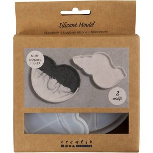 Silikonform Skjell 12 x 8-9 cm 2 stk