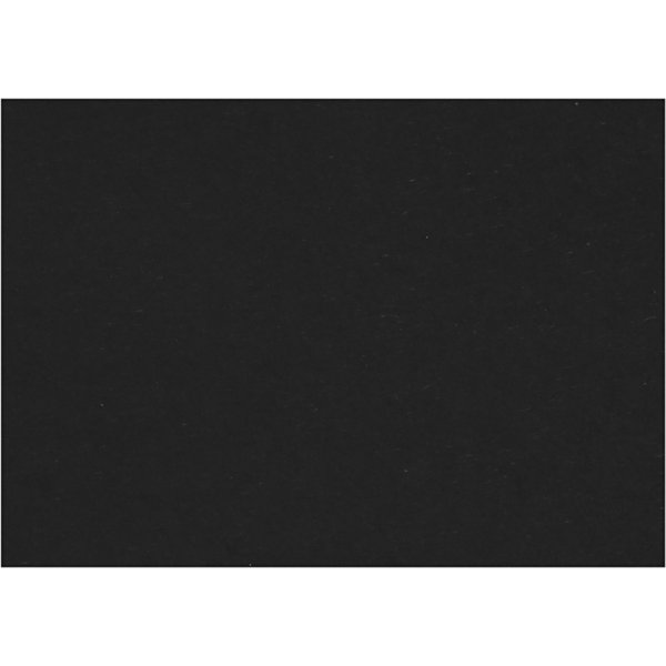 Färgad kartong - svart - A4 - 200 g - 100 ark Färgad kartong - svart - A4 - 200 g - 100 ark