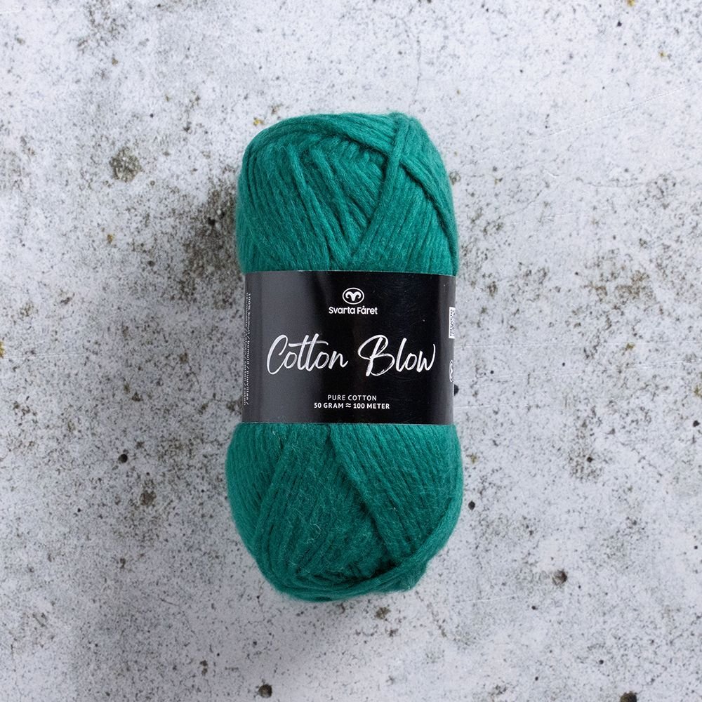 Cotton Blow 50g Emerald City - Bomullsgarn, Garn, Sticka & virka