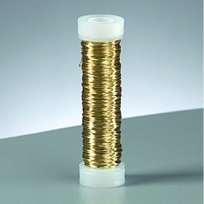 Kobbertrd 0,18 mm - Guld Metallic 25 m