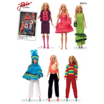 Virkmnster - Barbieklder i mini eller baby pascal