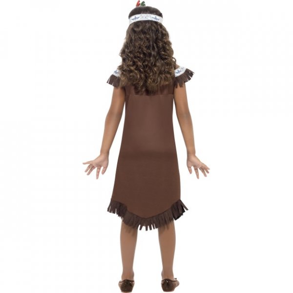 Indian flicka maskeraddräkt - Ålder 4-6 år Indian flicka maskeraddräkt - Ålder 4-6 år