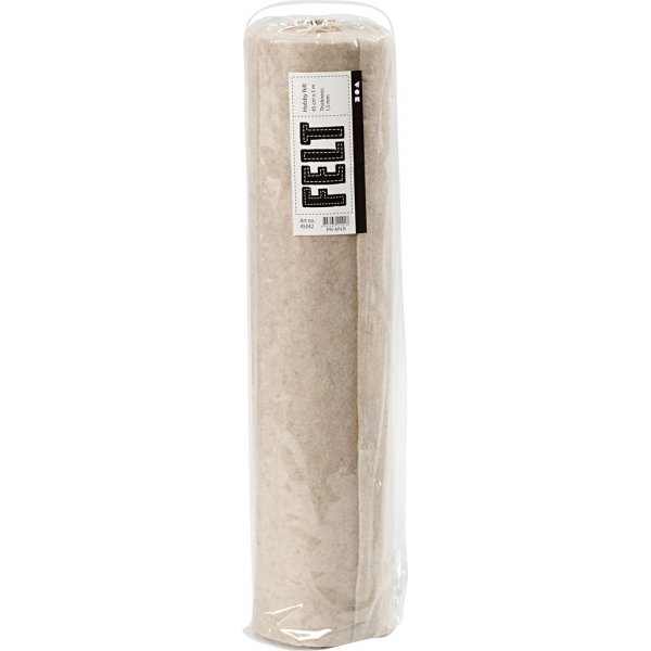 Hobbyfilt - råvit - Melerad - 5 m Hobbyfilt - råvit - Melerad - 5 m