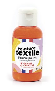 Textilfärg 50 ml neonorange Textilfärg 50 ml neonorange