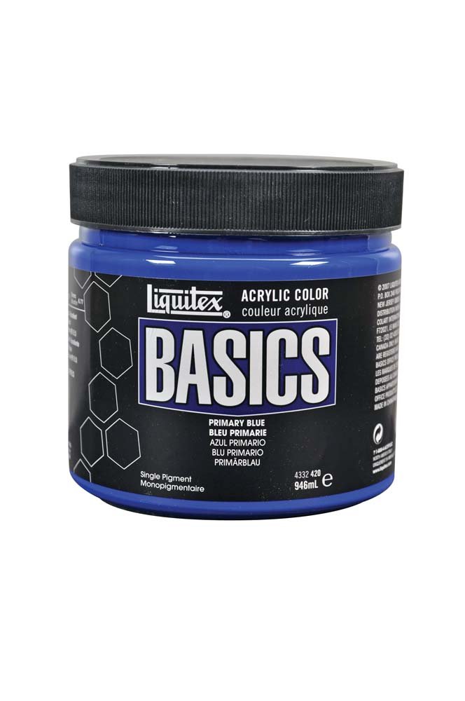 Akrylfärg Liquitex 946 ml - 420 Primary Blue - Akrylfärger, Konstnärsfärger