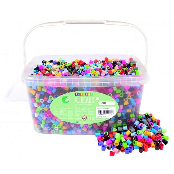 XL perler 5000 stk 14 farger