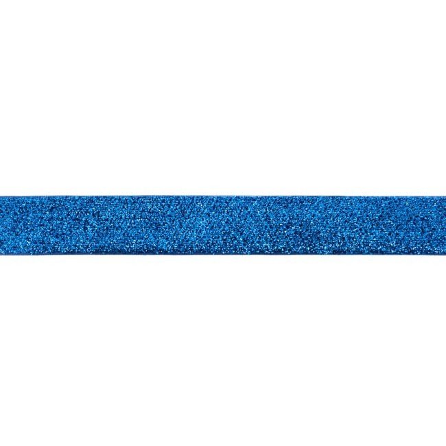Dekorbånd - Glitter - 25 mm - Koboltblå - Dekorationsbånd - Øvrige, Bånd & dekorationsbånd, Tekstilbånd & snor