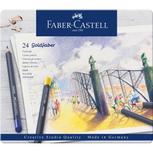 Fargeblyantsett Goldfaber - 24 blyanter