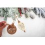 Julgranskula i tr� - droppe 5,5 x 11,5 cm