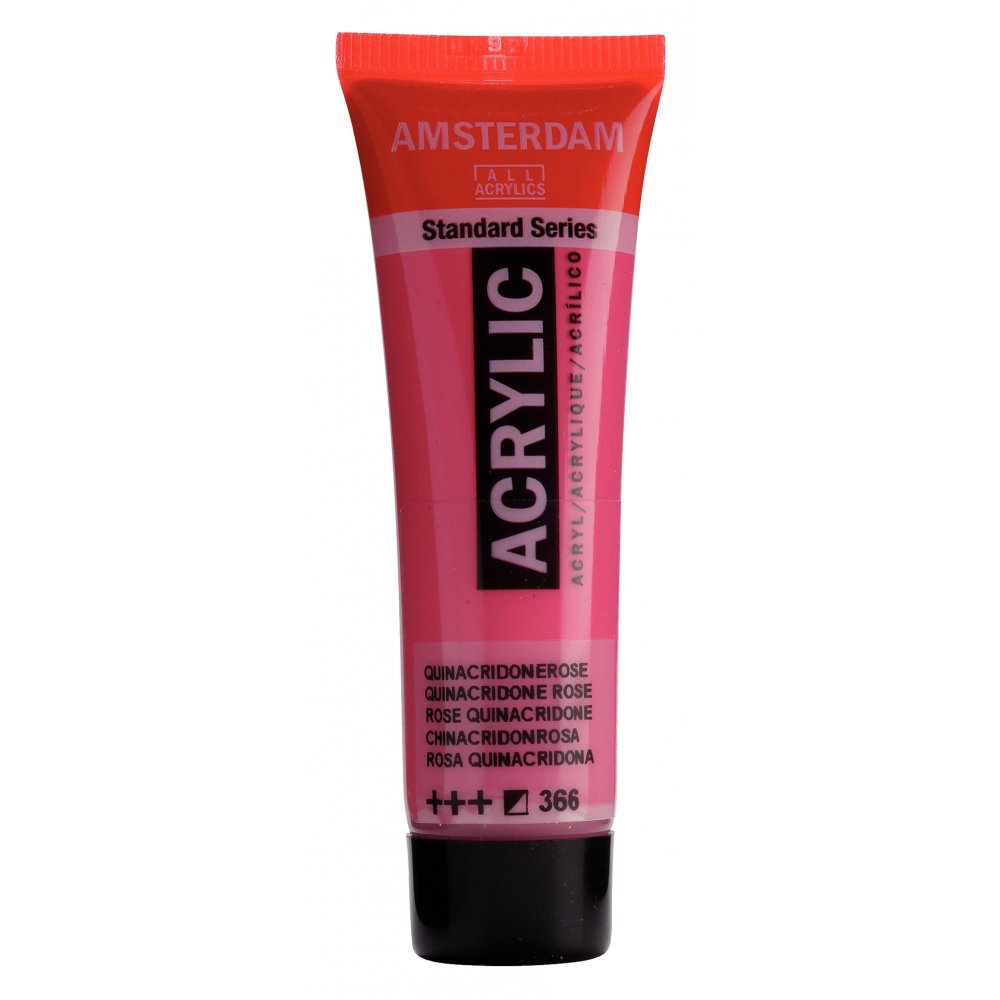 Akrylmaling Amsterdam 20 ml - Quinarose - Akrylfarver, Kunstnerfarver