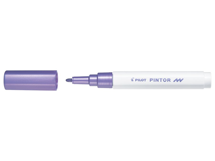 Fiberpen Pilot Pintor - (Fin) - Metallisk Violet - Fiberpenne, Penne, Penne, kridt & tusch