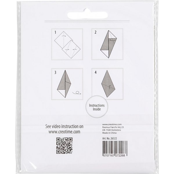 Origamipapper - guld - 10 x 10 cm - 20 ark Origamipapper - guld - 10 x 10 cm - 20 ark