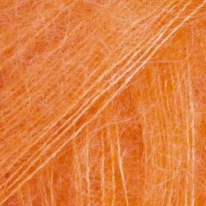 DROPS Kid-Silk Uni Colour garn 25g - Elektrisk Orange (49)