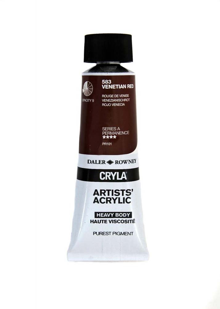 Akrylfärg Cryla 75ml - Venetian Red - Akrylfärger, Konstnärsfärger
