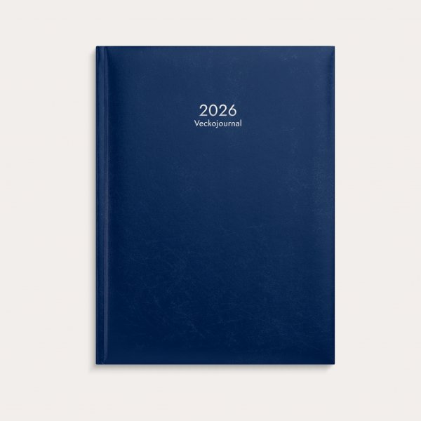 Veckojournal 2026 Konstl�der - M�rkbl�