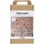 DIY Kit Krppapper, pastellfrger, Blomma